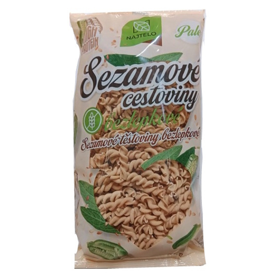 NAJTELO Sezamové těstoviny paleo vřetena bez lepku 250 g