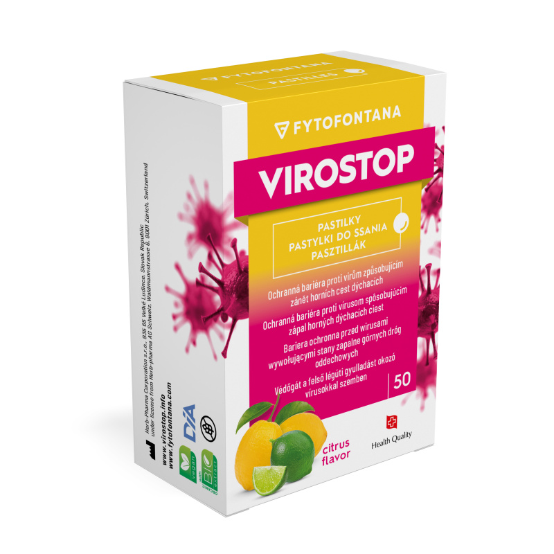 VIROSTOP Pastilky citrus 50 kusů