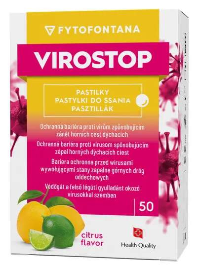 VIROSTOP Pastilky citrus 50 kusů