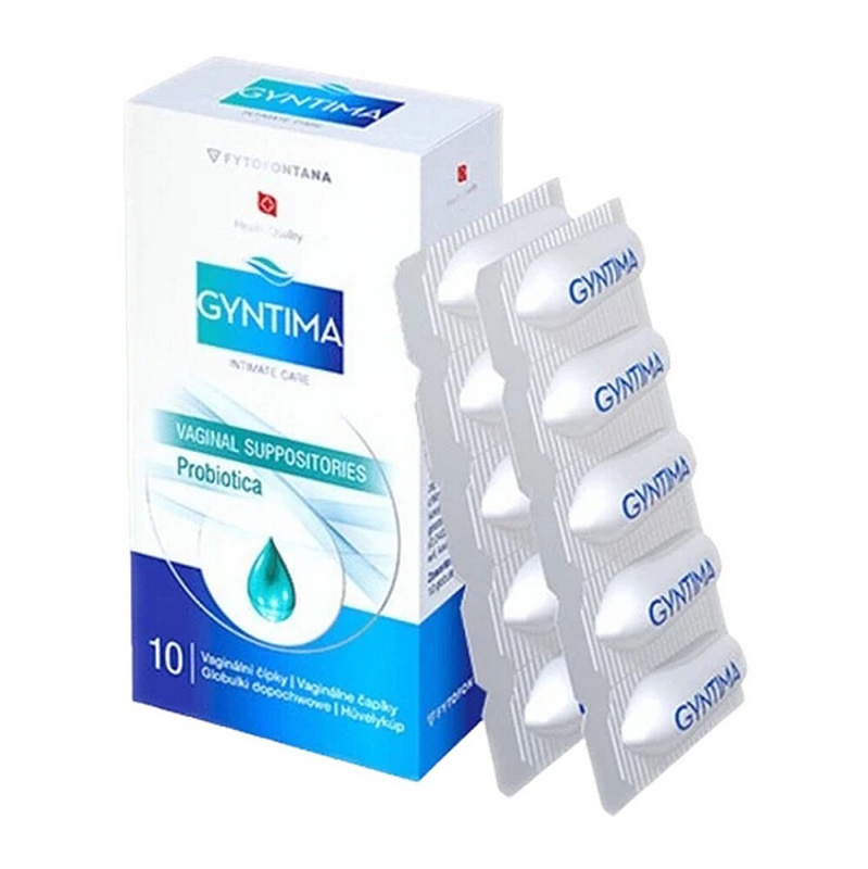 Fytofontana GYNTIMA Probiotica vag.čípky 10ks
