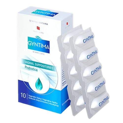 Fytofontana GYNTIMA Probiotica vag.čípky 10ks