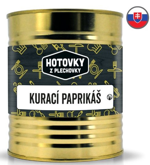 HOTOVKY Z PLECHOVKY Kuřecí paprikáš Varianta: 800 g