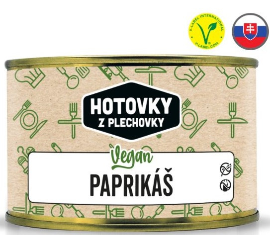 HOTOVKY Z PLECHOVKY Vegan paprikáš Varianta: 400 g