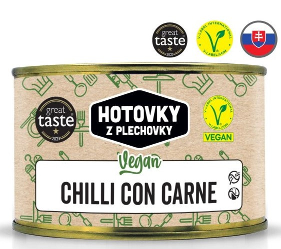 HOTOVKY Z PLECHOVKY Vegan chilli con carne Varianta: 400 g