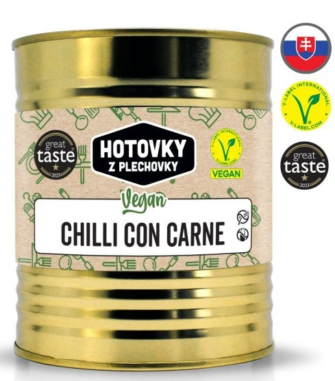 HOTOVKY Z PLECHOVKY Vegan chilli con carne Varianta: 800 g