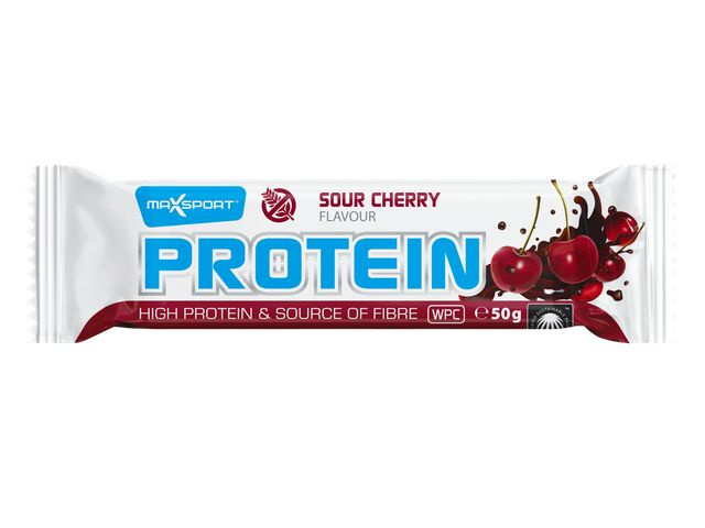 MaxSport Protein Bar 50 g višeň
