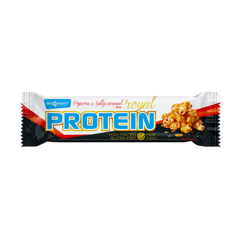 MaxSport Royal Protein Bar 60g popcorn/ slaný karamel