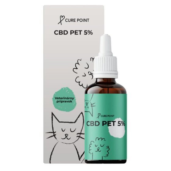 Cure Point CBD 5% olej 10 ml - Přírodní