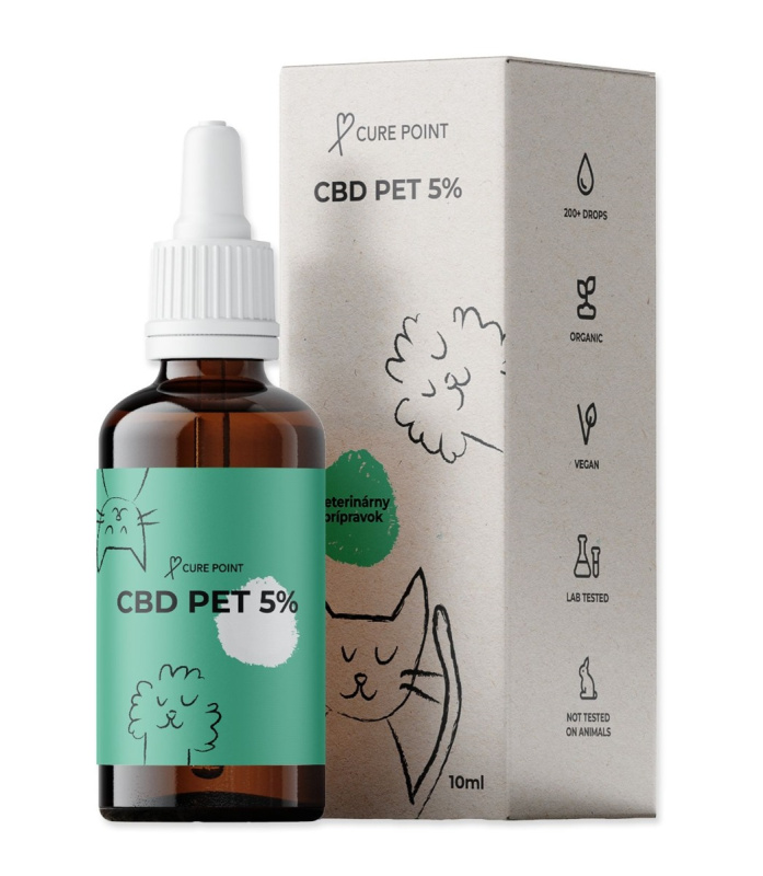 Cure Point CBD 5% olej 10 ml - Přírodní