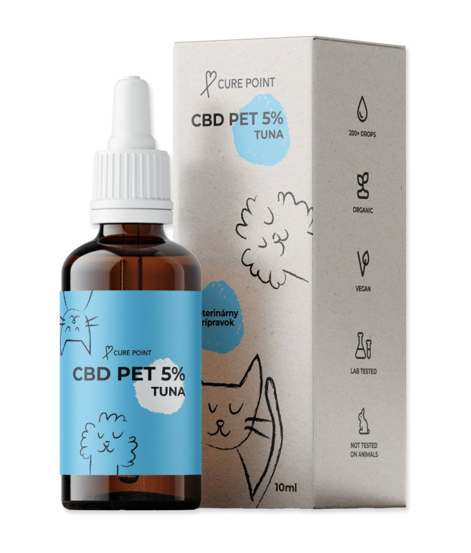 Cure Point CBD 5% olej 10 ml - Tuňák
