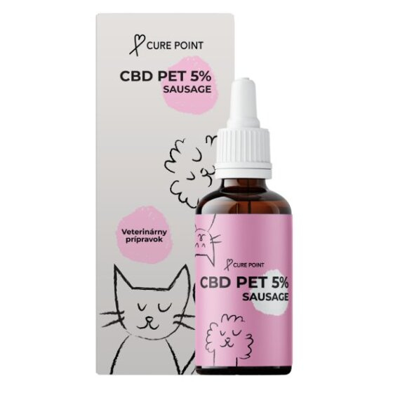 Cure Point CBD 5% olej 10 ml - Klobáska
