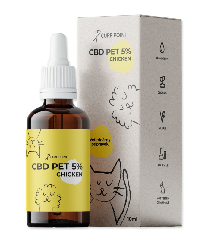 Cure Point CBD 5% olej 10 ml - Kuřecí