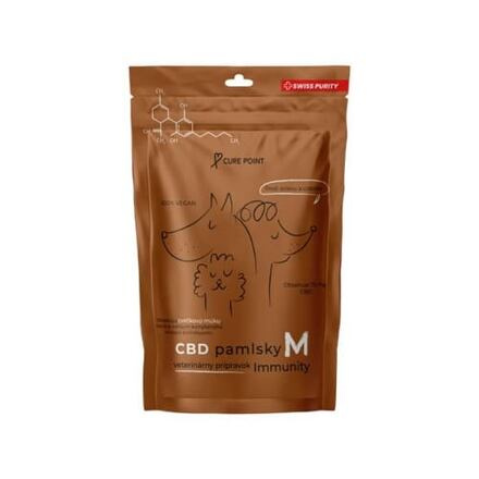 Cure Point CBD Immunity M Pamlsky pro psy 100 g