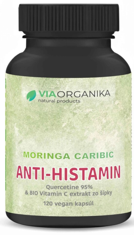 VIA Organika Moringa caribic ANTI-HISTAMIN 120 kapslí