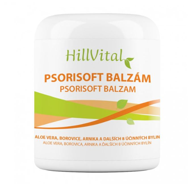 HillVital Psorisoft balzám, na kožní problémy, 250ml