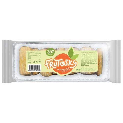 Frutosky rolky s meruňkovou příchutí 240g