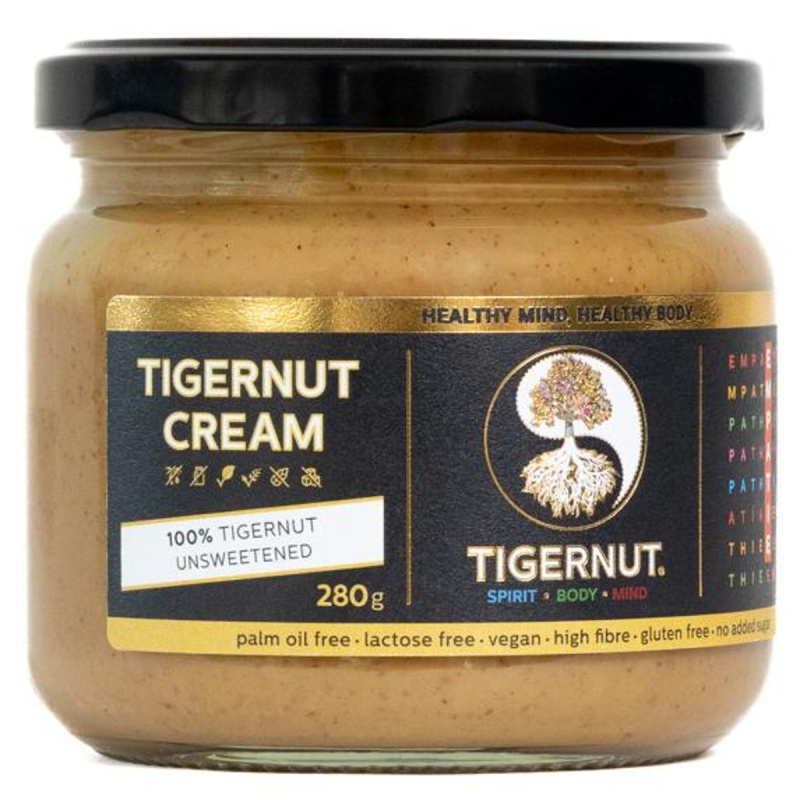 Tigernut Krém z pražených tygřích ořechů bez přidaného cukru