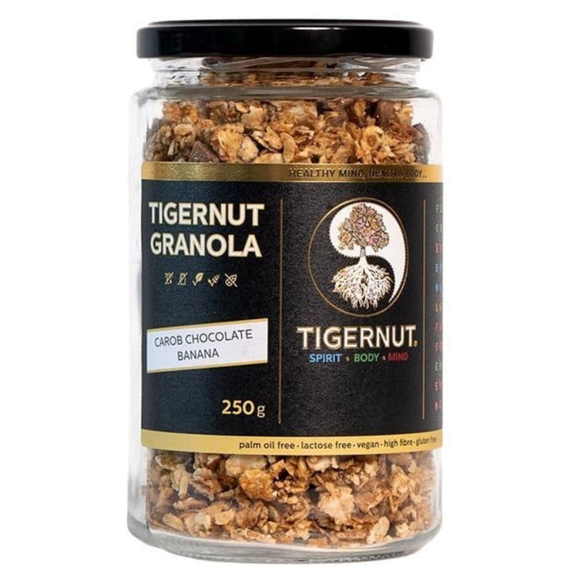 Tigernut Granola Carob čokoláda / banán