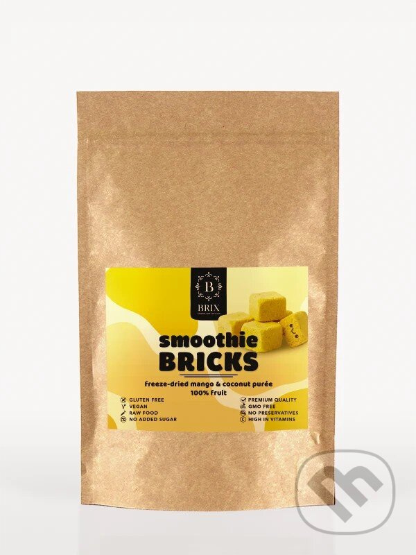 Mrazom sušené Smoothie bricks Mango a kokos 30g