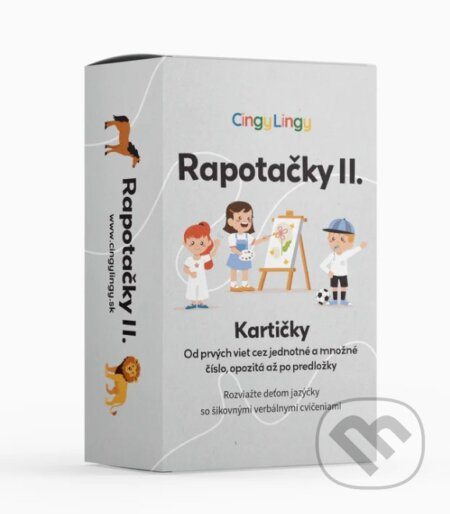 Rapotačky II. (Prvé vety, jednotné a množné číslo, opozitá a predložky) - hra z kategorie Logopedie
