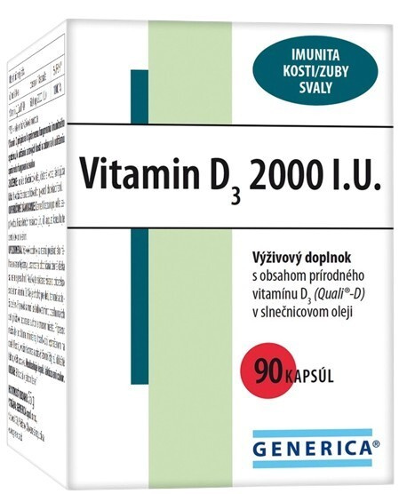 Vitamin D3 2000 I.U. cps. 90