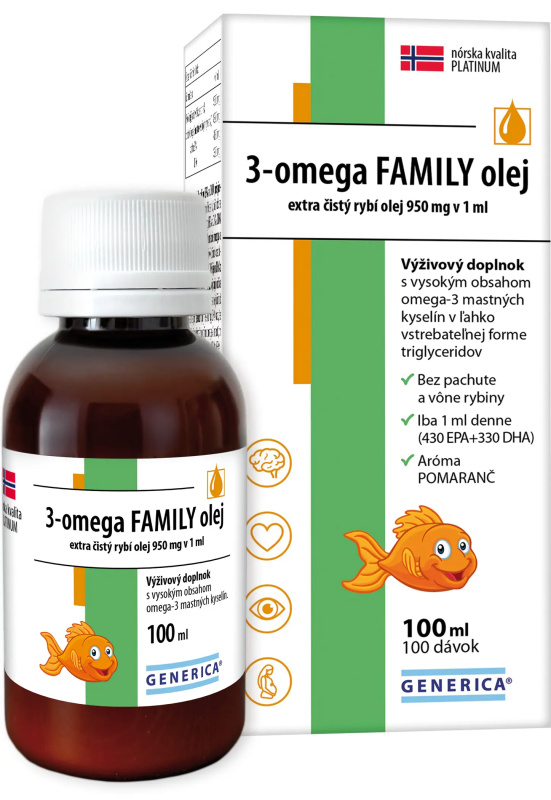GENERICA 3-omega FAMILY olej 100 ml