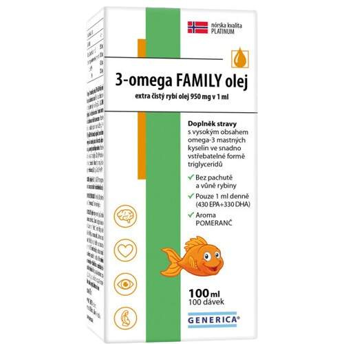 GENERICA 3-omega FAMILY olej 100 ml