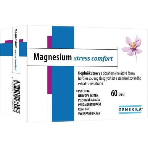 Generica Magnesium stress comfort 60 kapslí