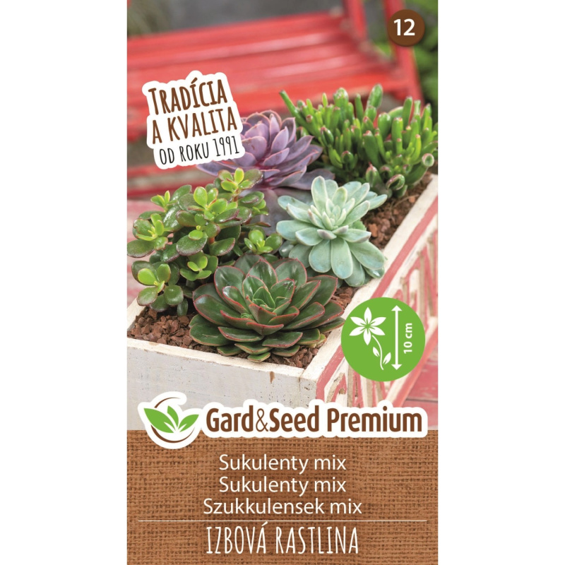GardenSeed Premium Semínka pokojové rostliny Sukulenty mix