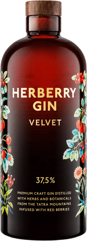 Herberry Gin Velvet 37,5% 0,7l