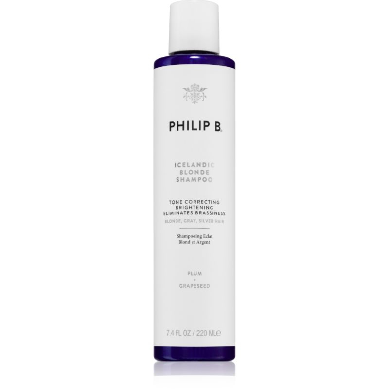 Philip B. Icelandic Blonde šampon pro blond a šedivé vlasy 220 ml