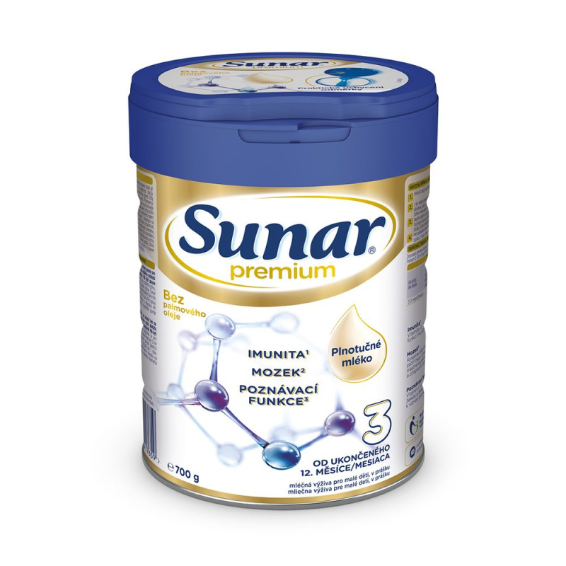Sunar Premium 3 Mléko batolecí 700g