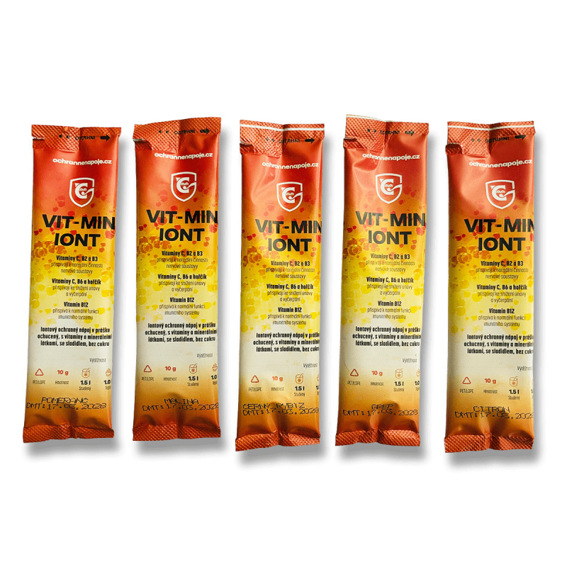 Vit-min-iont - ochranný nápoj - 20 x 10 g, mix