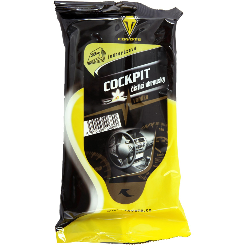 Coyote ubrousky cockpit vanilka 30 ks