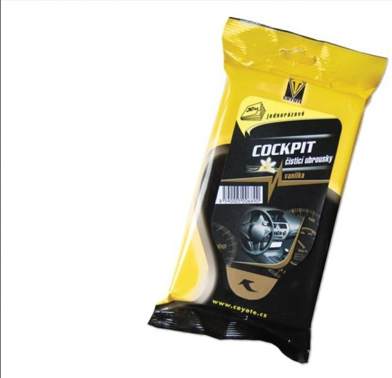 Coyote ubrousky cockpit vanilka 30 ks