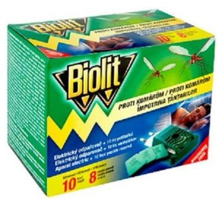 Biolit Elektrický odpařovač s Biolit - polštářky do elektrického odpařovače 10ks