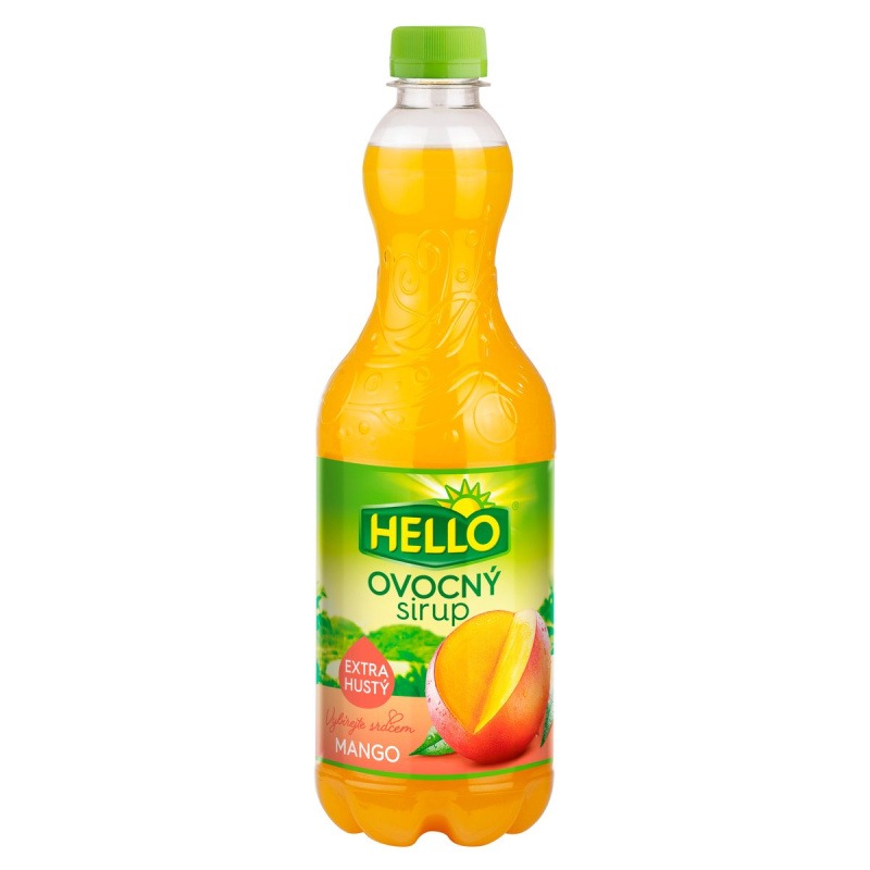 Hello extra hustý ovocný sirup mango