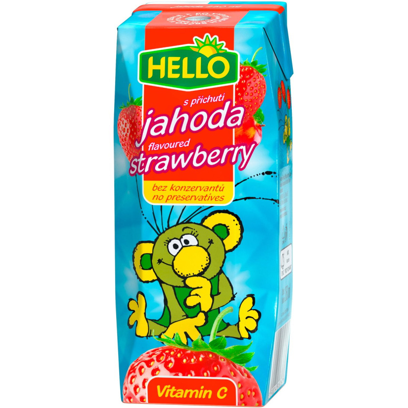 Hello pitíčko jahoda 250 ml