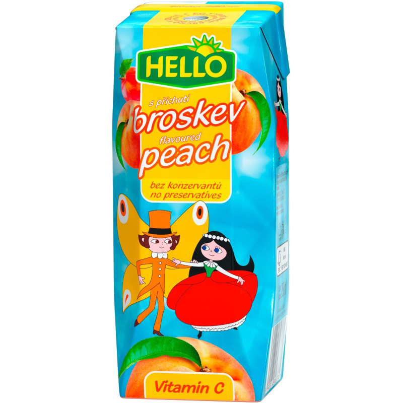 Hello pitíčko broskev 250 ml