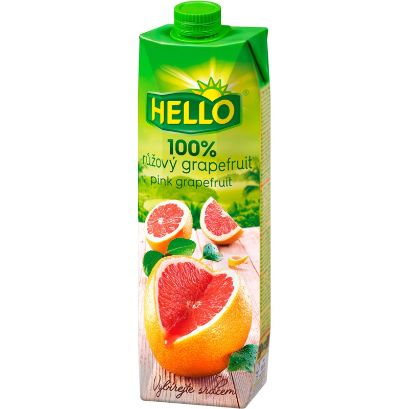 Hello 100% Růžový grapefruit