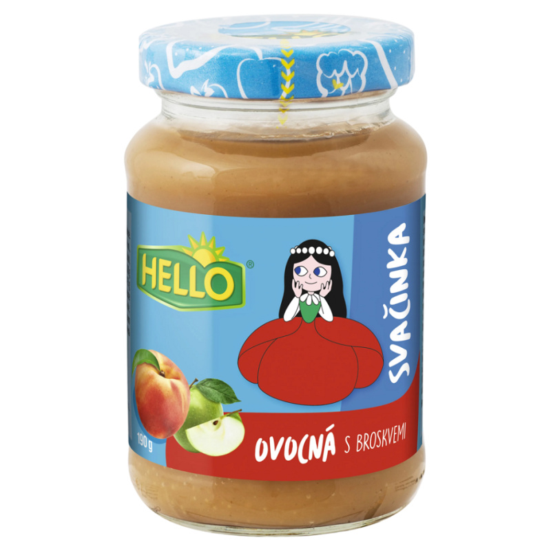 Hello Ovocná svačinka s broskvemi a vitaminem C