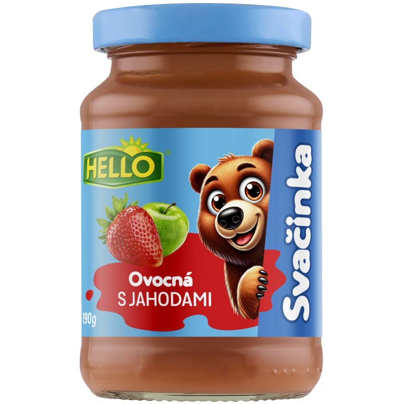 Hello Ovocná svačinka s jahodami a vitaminem C