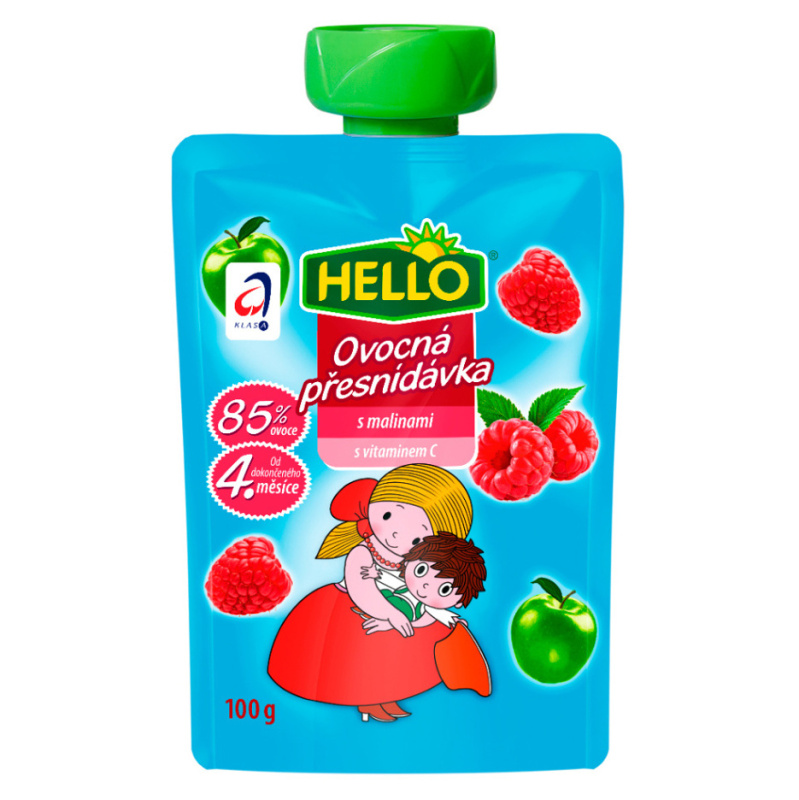 Hello Ovocná svačinka s malinami kapsička