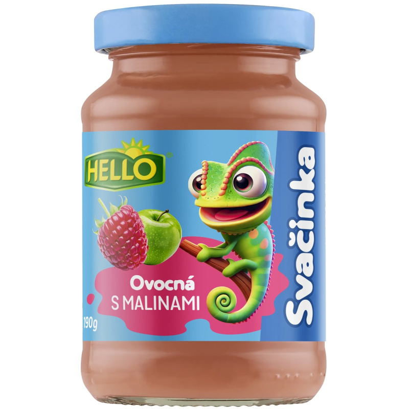 Hello Ovocná svačinka s malinami a vitaminem C
