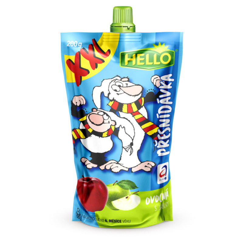 Hello Ovocná svačinka XXL s jablky kapsička