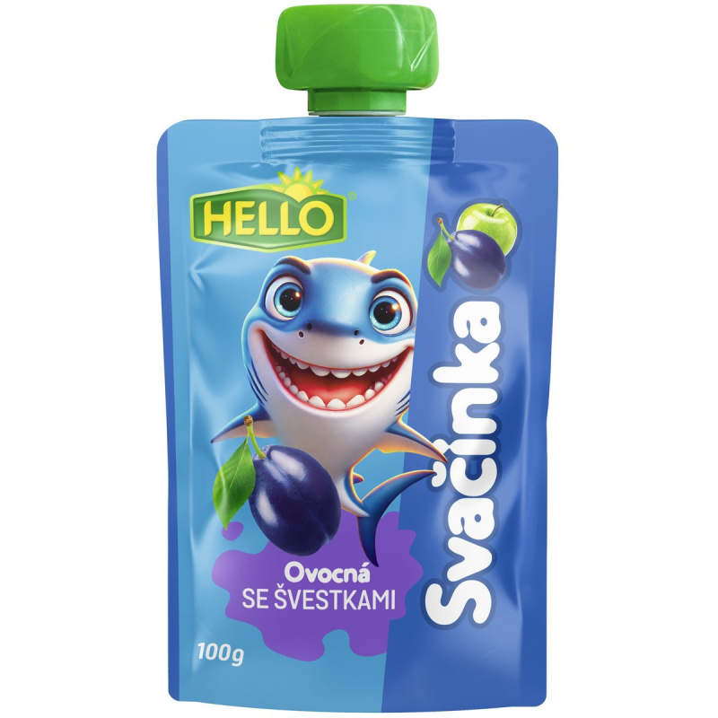 Hello Ovocná svačinka se švestkami kapsička