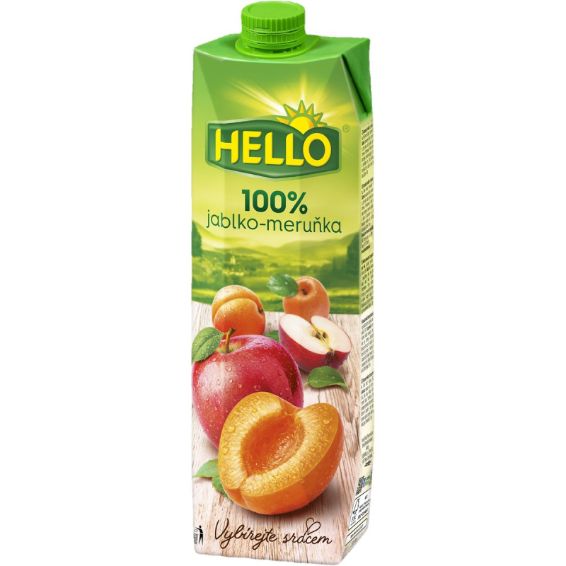 Hello Jablko–meruňka 100%