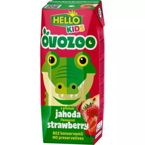 Hello Ovozoo pitíčko – jahoda