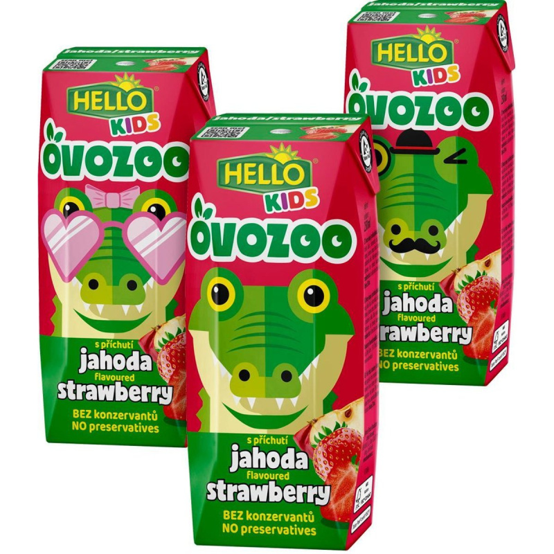 Hello Ovozoo pitíčko – jahoda