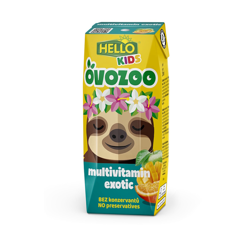 Hello Ovozoo pitíčko – multivitamin exotic